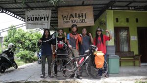 Tiba di Banjarbaru, Robby Lanjut Bersepeda Rute Pegunungan Meratus